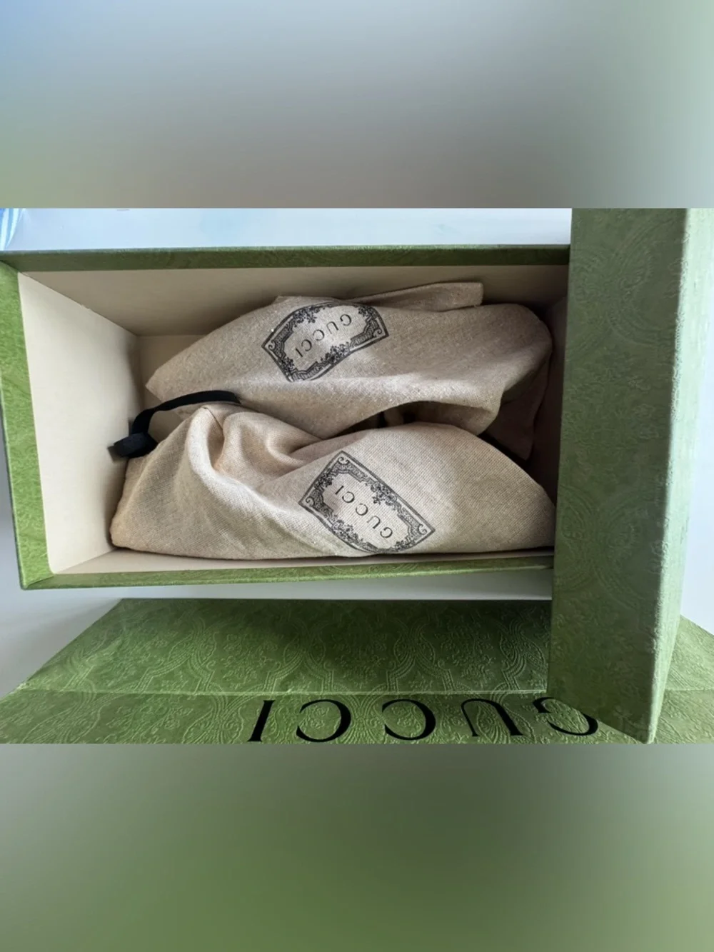 Gucci GG Slingback Pumps EU 40.5 US 10 105mm With Box Dust Bag Shopping Bag - Picture 6 of 12